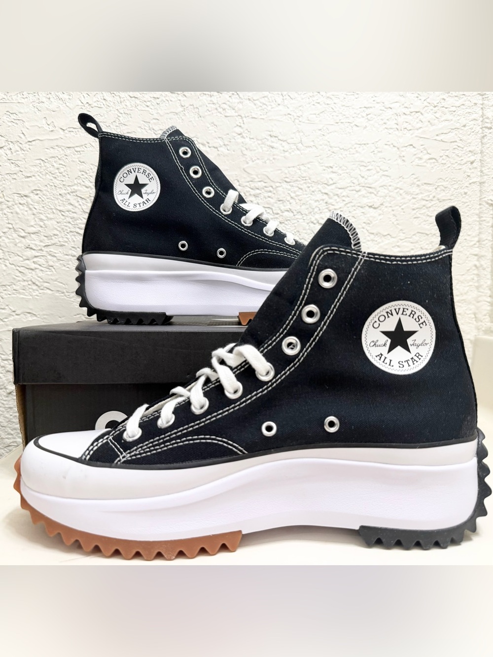 Converse Run Star Hike Hi Top Platform Sneakers Mens Size 10 Women’s 11.5